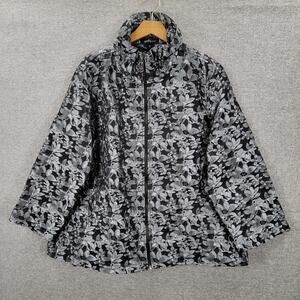 YUSHI GRAY SILVER LAGENLOOK JACKET, SIZE XXL